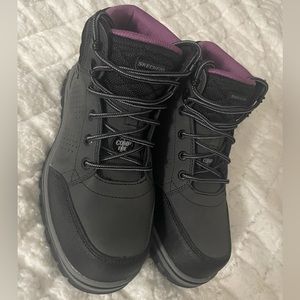 SKECHERS Women’s Padded Collar Safety Boots Industrial Shoe